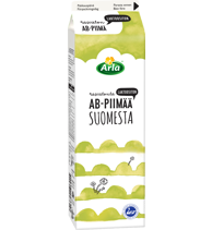 Arla Laktoositon Rasvaton AB-piimä Suomi 1L