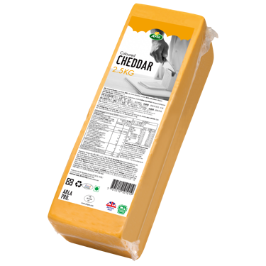 Mild Coloured Cheddar Block 2,5kg