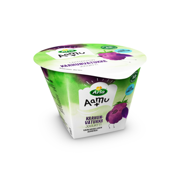 Arla Aamu+ AB karhunvatukkajogurtti 175g laktoositon