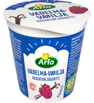 Arla rasvaton vadelma-vaniljajogurtti 200g