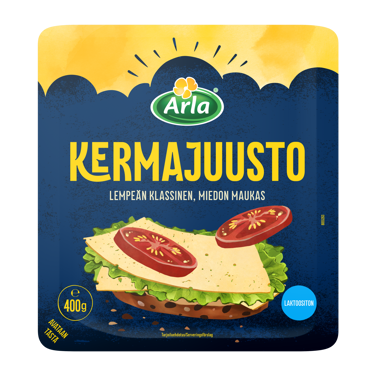 Arla kermajuusto 26% viipale 400g
