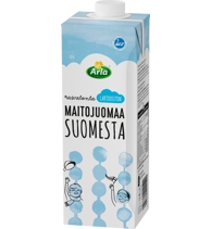 Arla laktoositon rasvaton maitojuoma Suomi 1L (UHT)