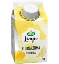 Arla Lempi ruokakerma sitruuna 2dl laktoositon