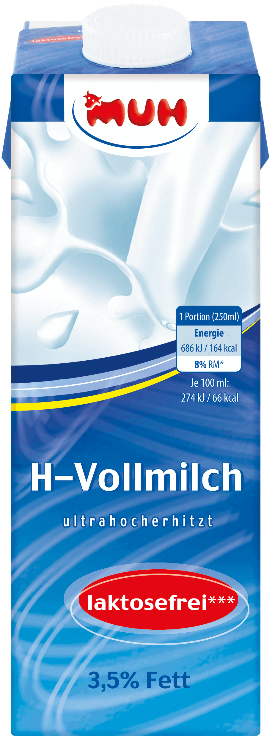 Laktosefreie H-Milch 3,5% Fett