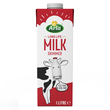Arla Long Life Skimmed Milk 1L
