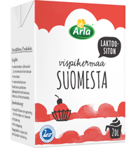 Arla vispikerma Suomi laktoositon 2dl (UHT)