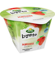 Arla Luonto+ AB mansikkajogurtti 175g laktoositon