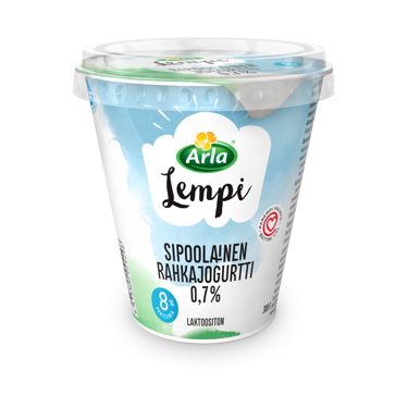 Arla Lempi sipoolainen rahkajogurtti 0,7% 300g laktoositon
