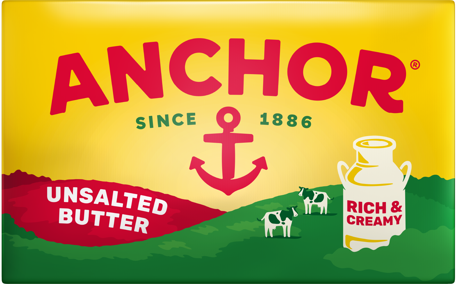 Anchor Unsalted Butter Block 200g