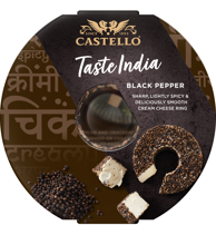 Castello mustapippuri tuorejuusto 125g