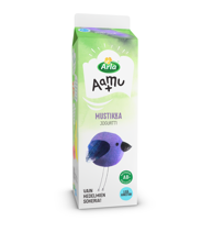 Arla Aamu+ AB mustikkajogurtti 1kg laktoositon