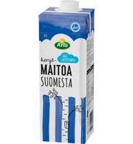Arla vähälaktoosinen kevytmaito Suomi 1L (UHT)