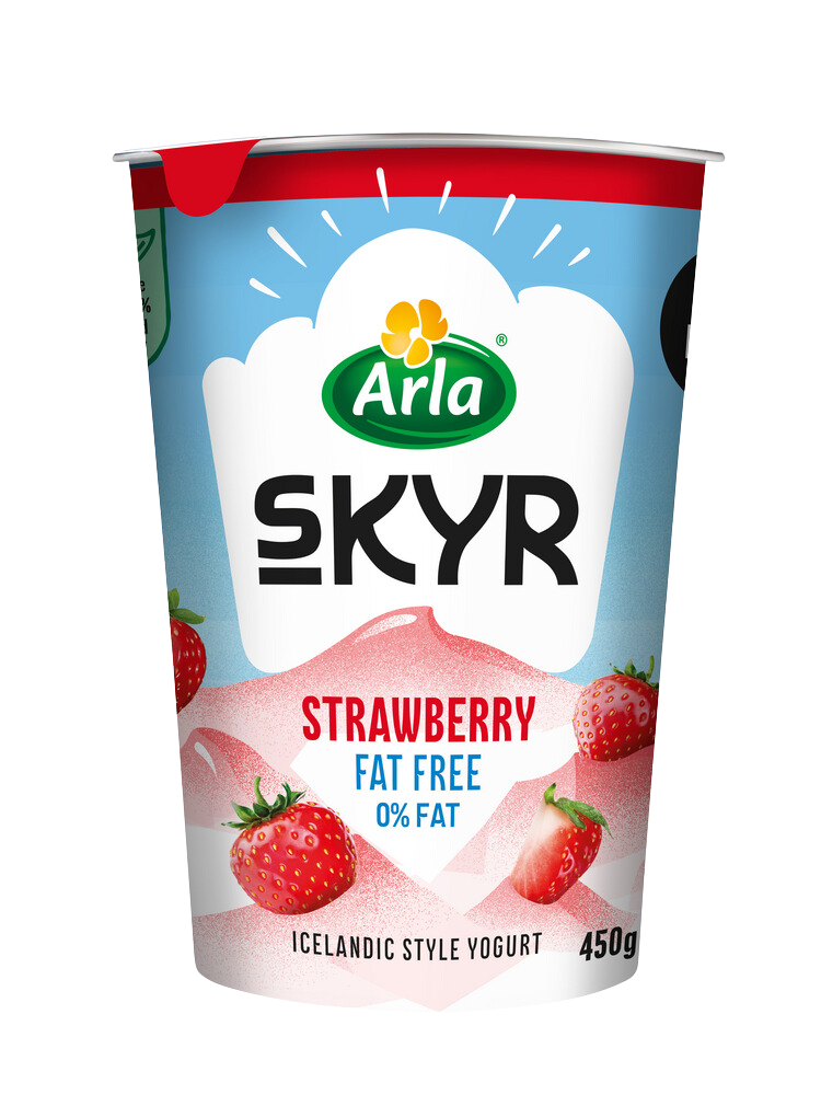 Arla Skyr 0% Fat Strawberry Yogurt 450g