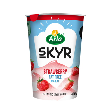 Arla Skyr 0% Fat Strawberry Yogurt 450g