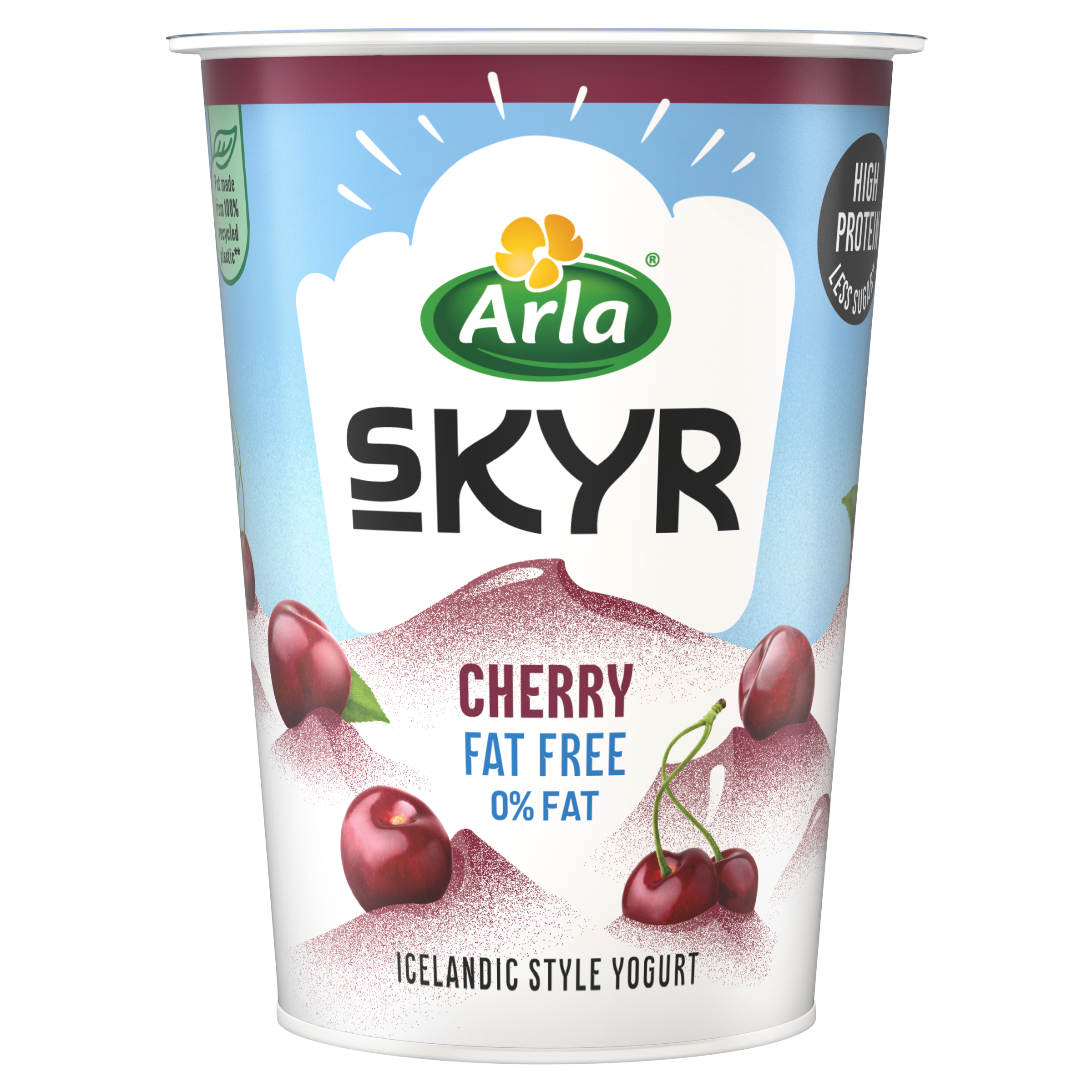Arla Skyr 0.2% Fat Cherry Yogurt 450g
