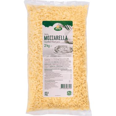 Mozzarella gros brins 4x4x20mm 2kg