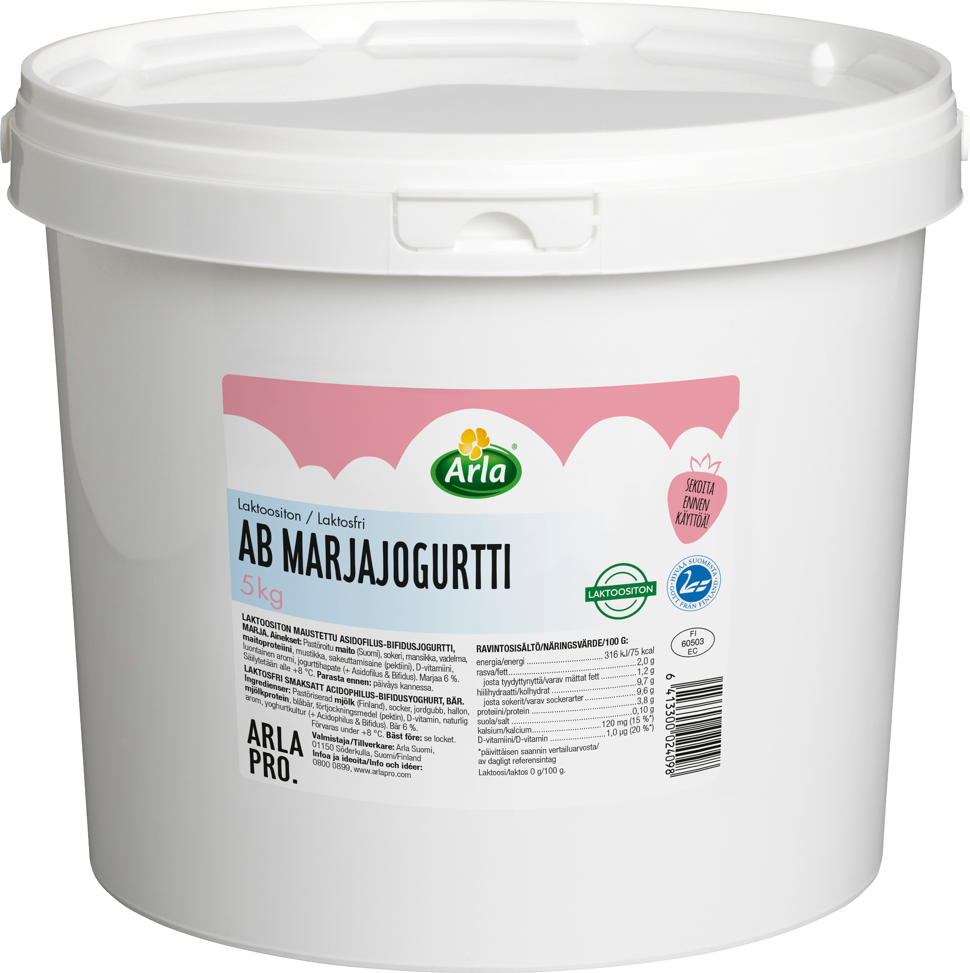 Arla Pro AB marjajogurtti 5kg laktoositon
