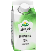 Arla Lempi ruokakerma 15% 3dl laktoositon