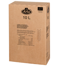 Arla luomu D-vitaminoitu rasvaton maito novobox 10L
