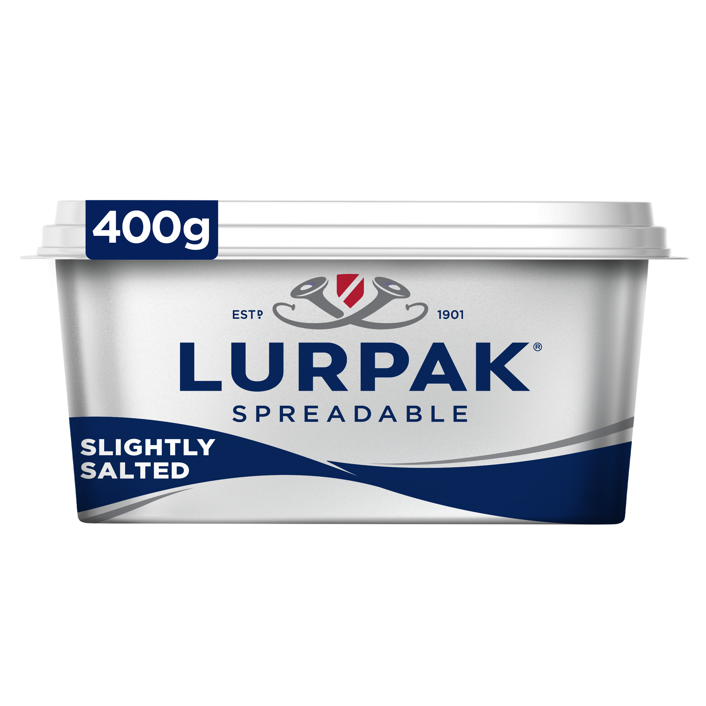 Lurpak Spreadable Slightly Salted Butter 400g