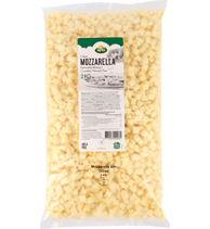 Mozzarella cubes 10x10mm 2kg