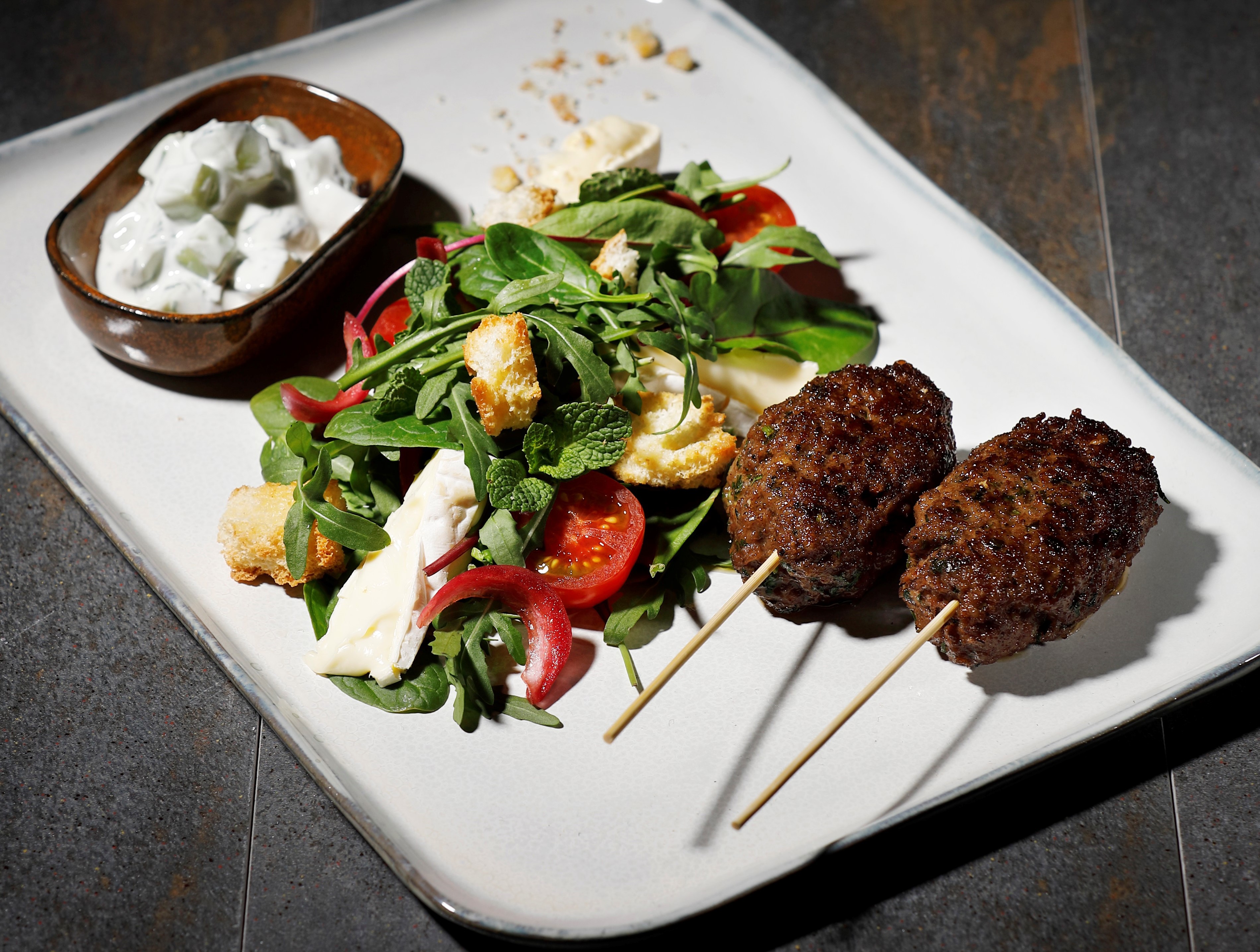 Nord African Burger Salad