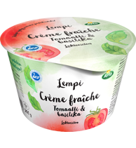 Arla Lempi crème fraîche tomaatti-basilika 200g, laktoositon