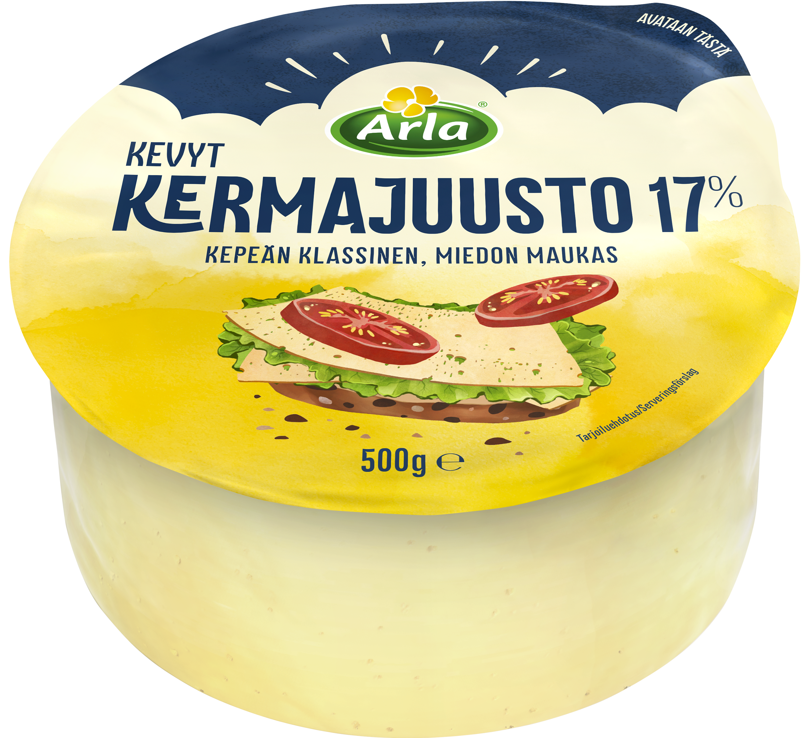 Arla kermajuusto 17% 500g