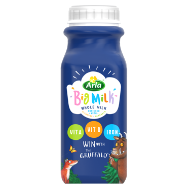 Arla Big Milk Fresh Whole Milk Vitamin Enriched for Kids 250ml
