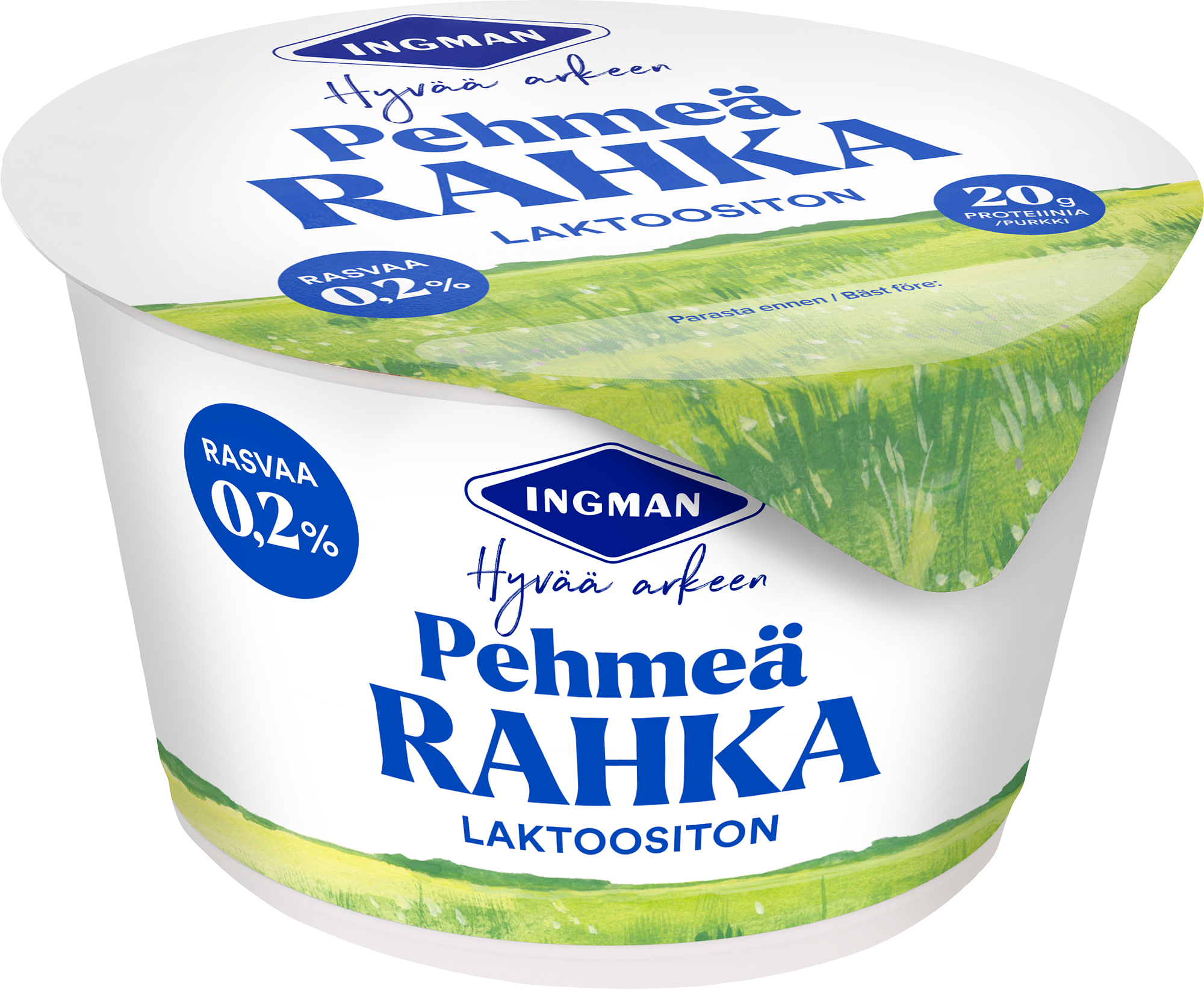 Ingman pehmeä mieto maitorahka 200g laktoositon