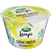 Arla Lempi crème fraîche sitruuna-tilli 200g, laktoositon