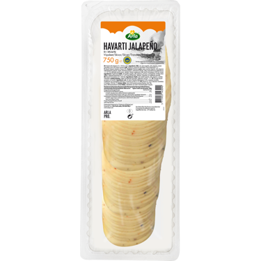 Arla Pro havarti jalapeno viipale 750g