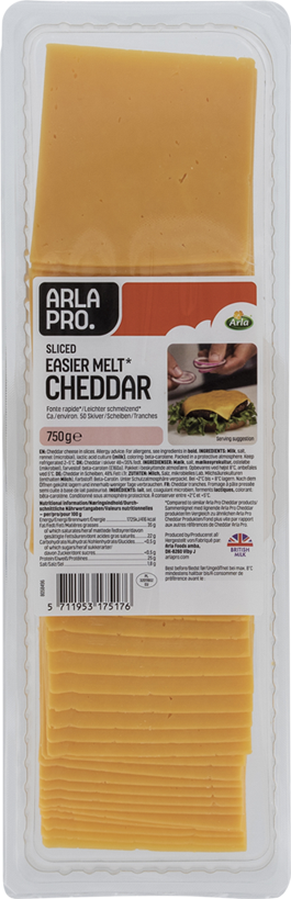 Cheddar Tranches à Fonte Rapide 750G