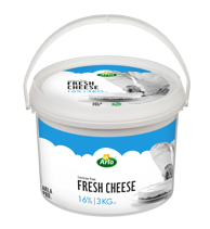 Arla Pro tuorejuusto maustamaton 16% 3kg laktoositon