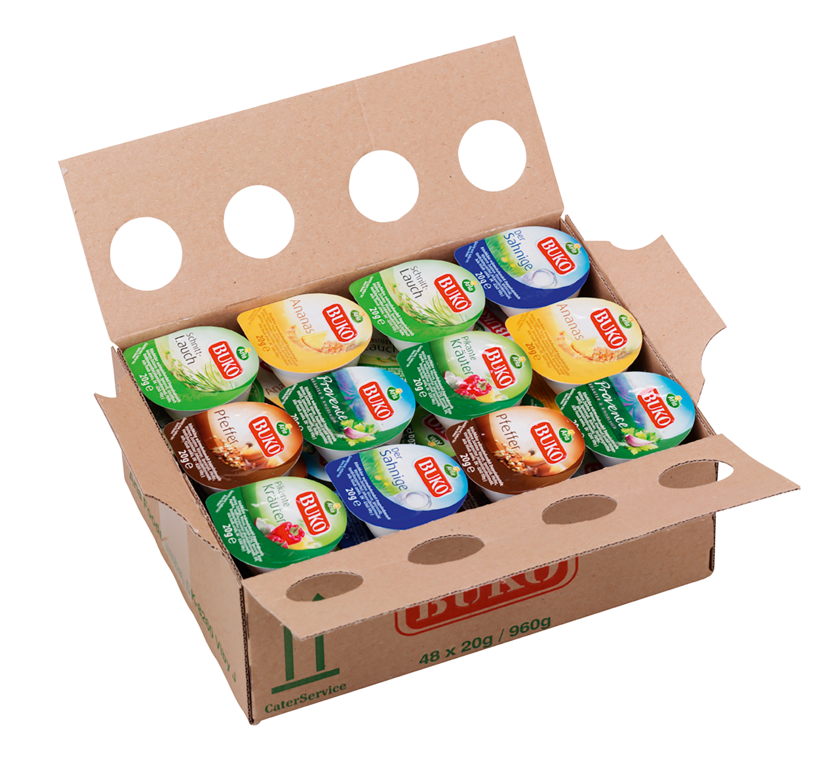 Arla Buko® sortiert Portionsgrößen 48x20g
