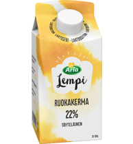Arla Lempi ruokakerma 22% 3dl laktoositon