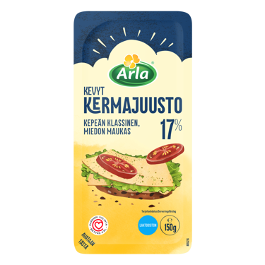 Arla kermajuusto 17% viipale 150g