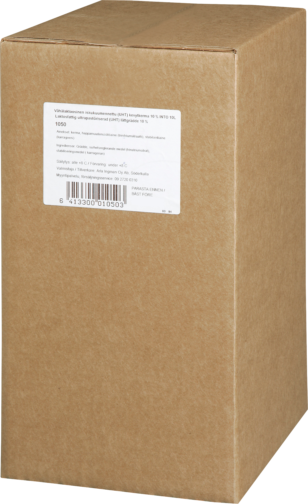 Arla ruokakerma 15% laktoositon 10L (UHT)