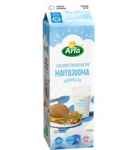Arla laktoositon rasvaton maitojuoma Suomi 1L (ESL)