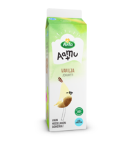 Arla Aamu+ AB vaniljajogurtti 1kg laktoositon