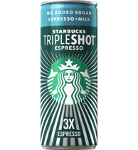 Starbucks tripleshot espresso no added sugar 300ml