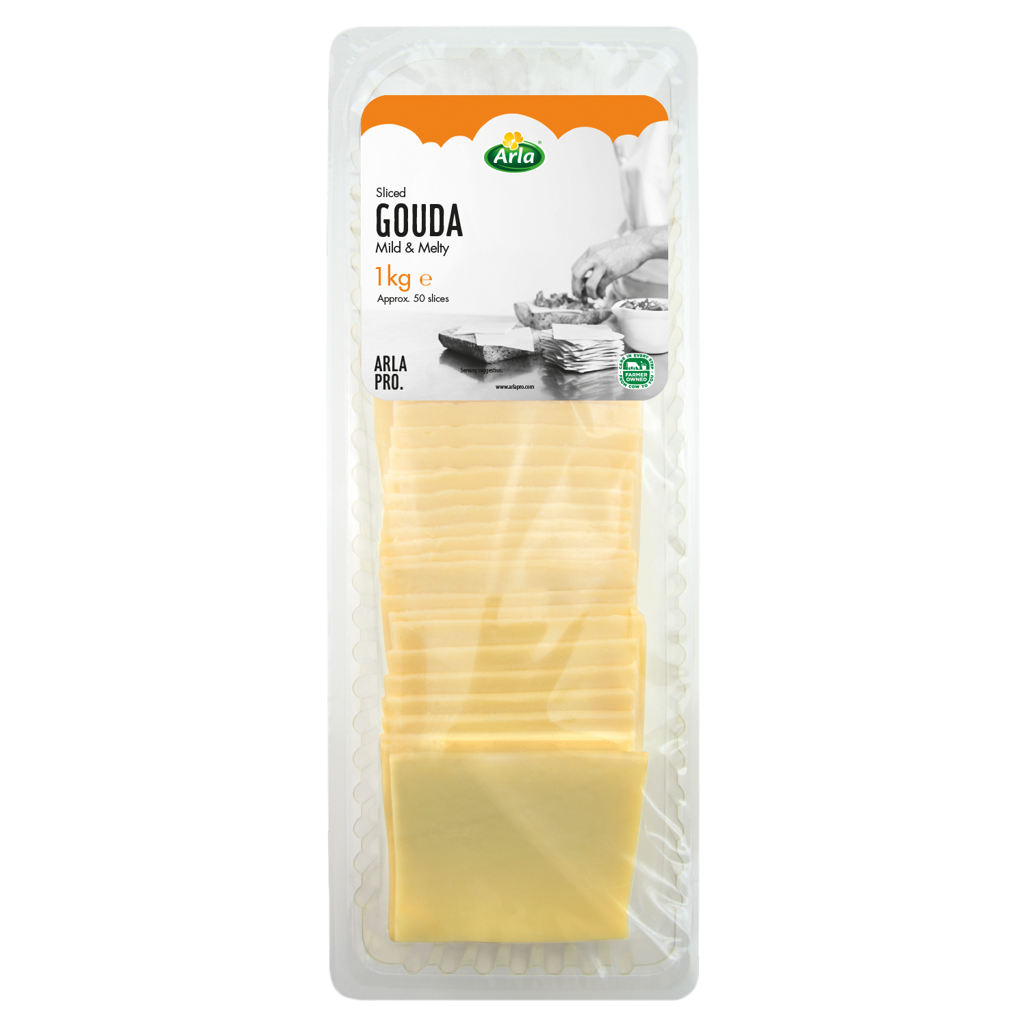 Arla Pro Gouda Cheese Slices 1kg