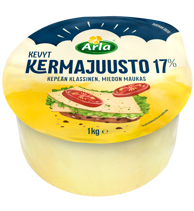 Arla kermajuusto 17% 1kg