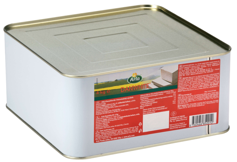 Arla Danwhite White Cheese 4kg