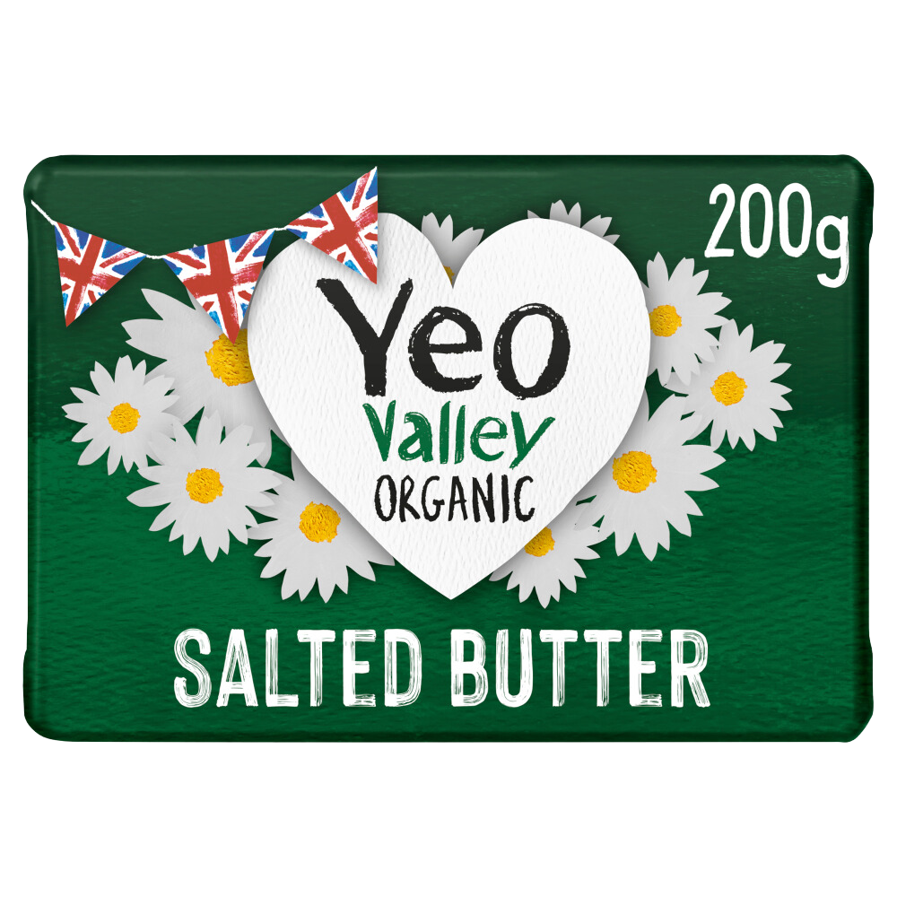 Yeo Valley Organic 1.5% Salted Butter 200g