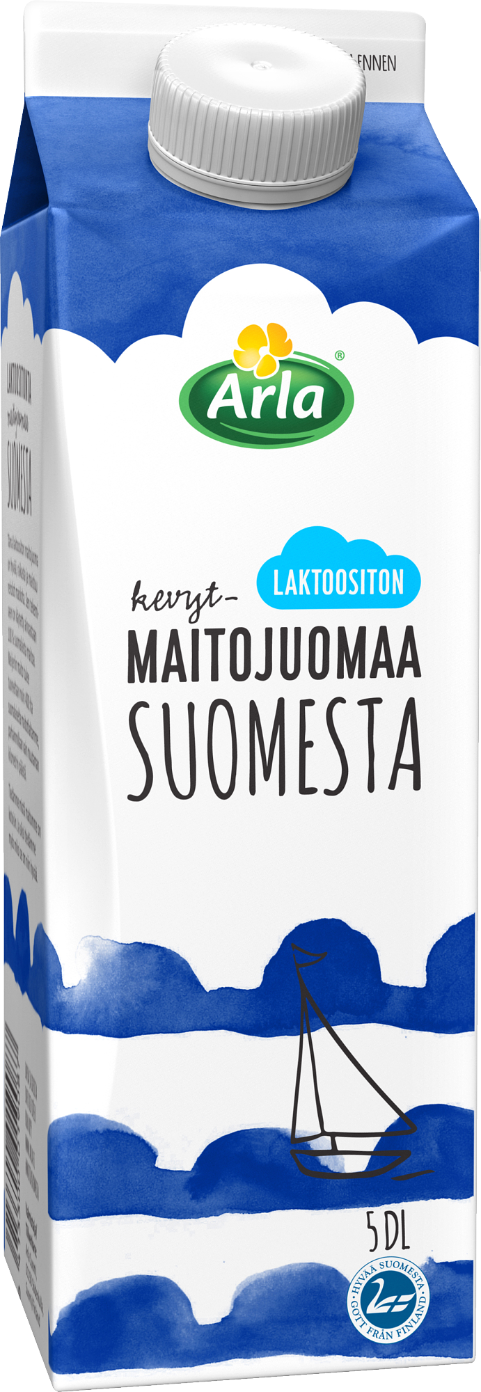 Arla Laktoositon Kevytmaitojuoma Suomi 5dl (ESL)