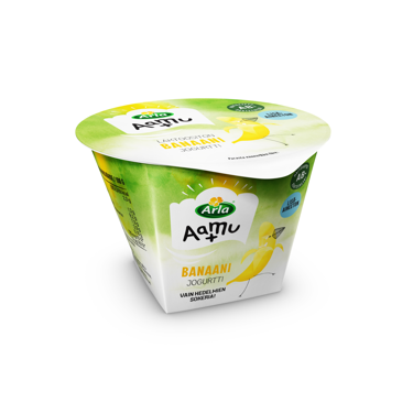 Arla Aamu+ AB banaanijogurtti 175g laktoositon