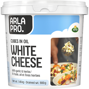 Dés de fromage à l'huile ail & fines herbes 900g - Salade et cuisine