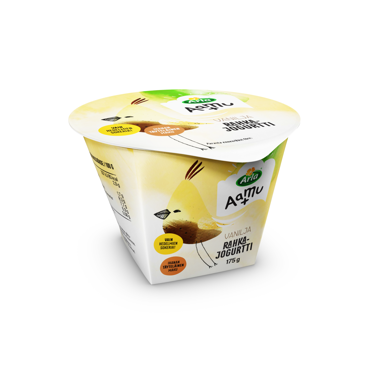 Arla Aamu+ vaniljarahkajogurtti 175g laktoositon