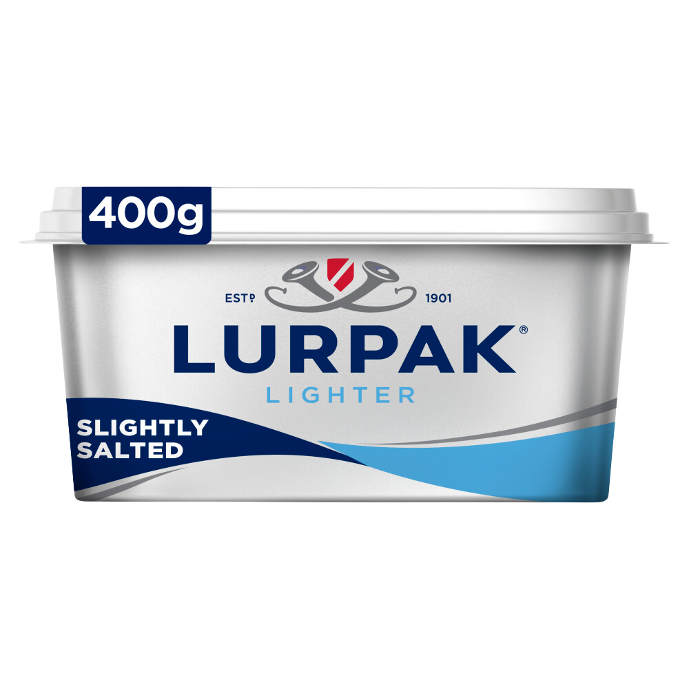 Lurpak Lighter Spreadable Slightly Salted Butter 400g